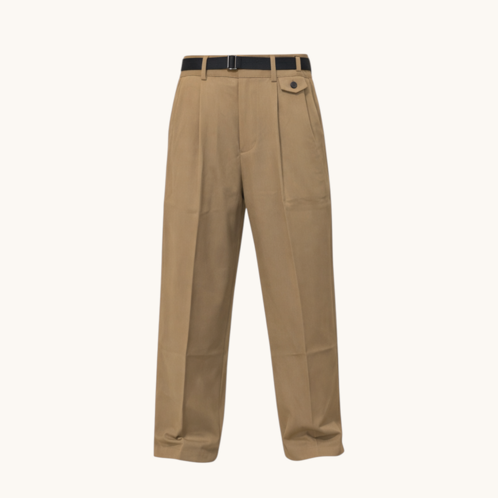 Korean Loose Fit Khaki Pants
