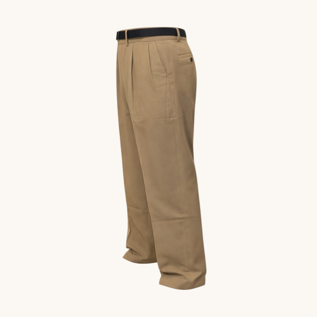 Korean Loose Fit Khaki Pants