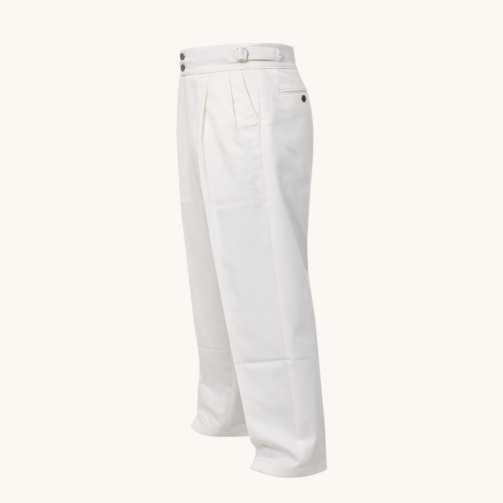 White Gurkha Trousers