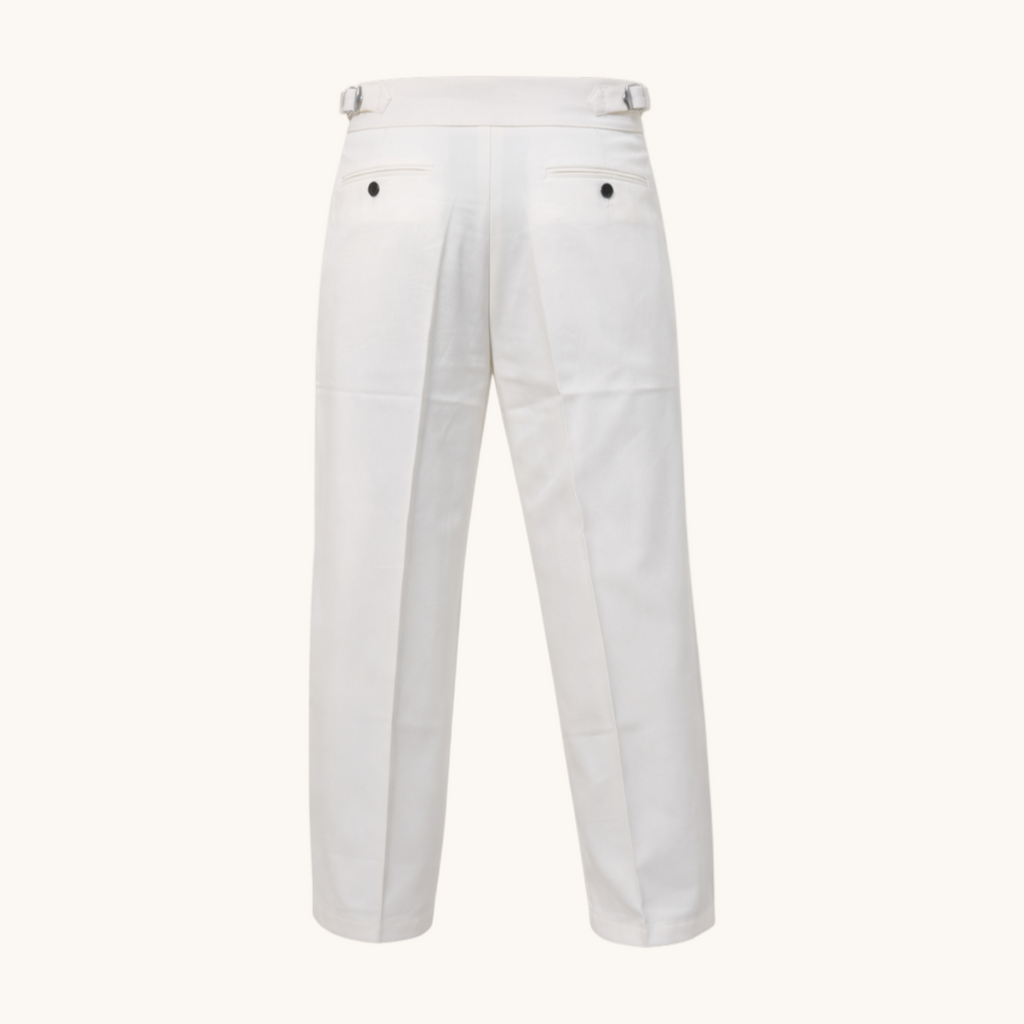 White Gurkha Trousers