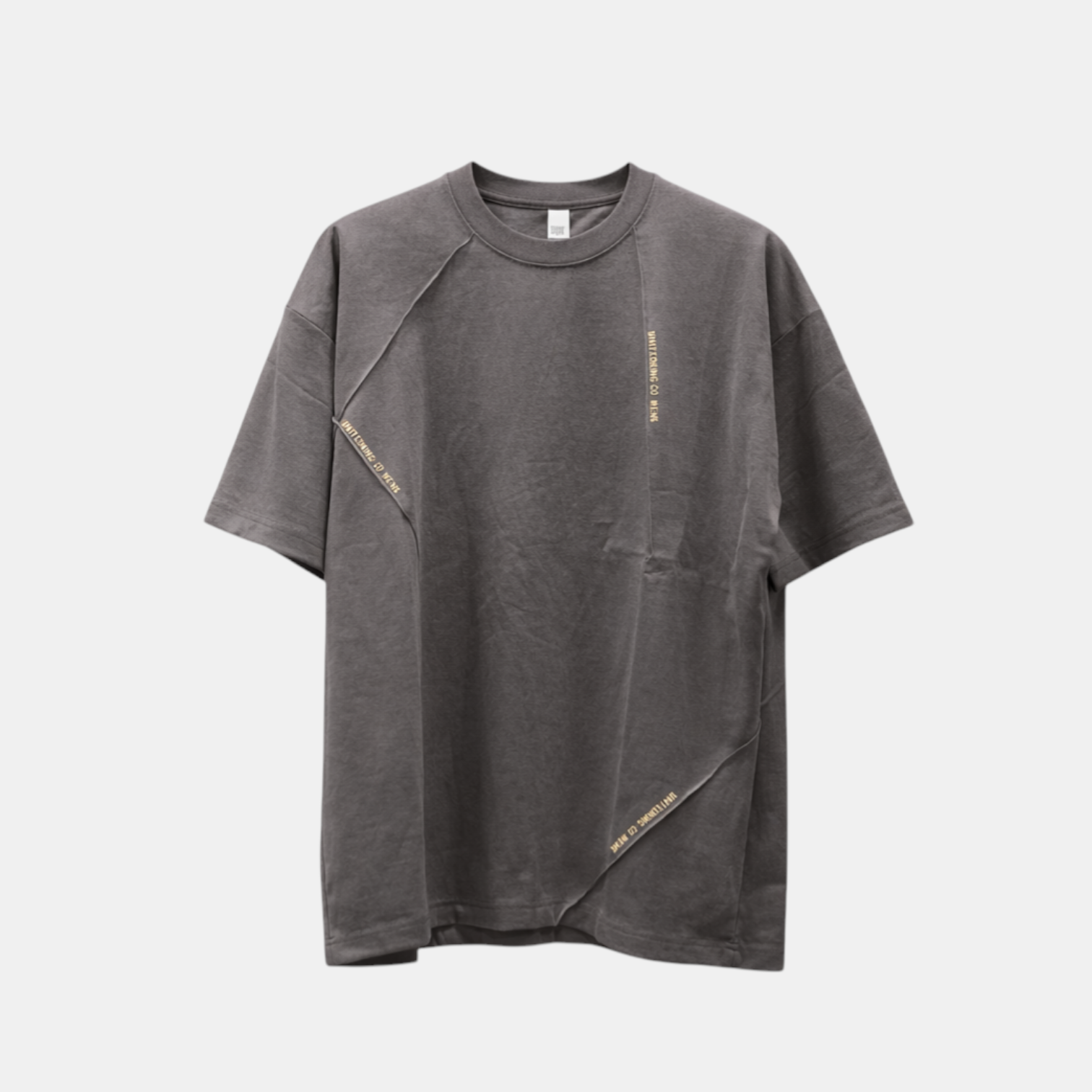 002 Grey Oversize Tee