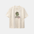 Graphic Beige Oversize Tee